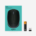 Logitech B170 optische USB-Maus kabellos schwarz