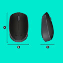 Logitech B170 optische USB-Maus kabellos schwarz