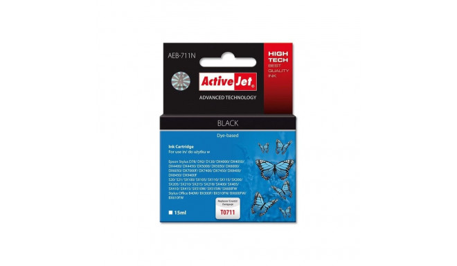 EPSON T0711 must tindikassett printerile