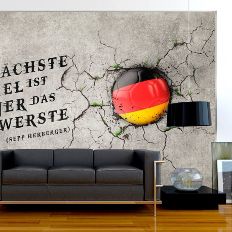 Fototapeet - Das nächste Spiel ist immer das schwerste (Sepp Herberger) - 150x105