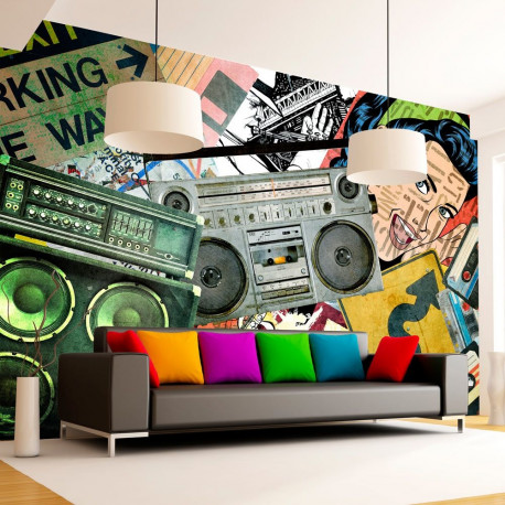 Fototapeet - Graffiti girl - 250x175