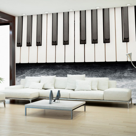 Fototapeet - Inspired by Chopin - grey stone - 150x105