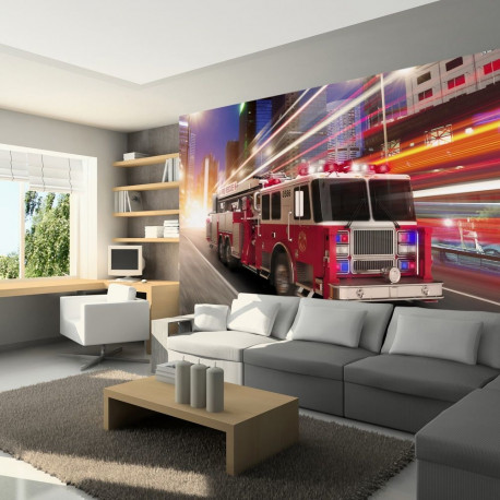 Fototapeet - Fire truck - 300x210