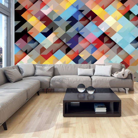 Fototapeet - Colour Patchwork - 300x210