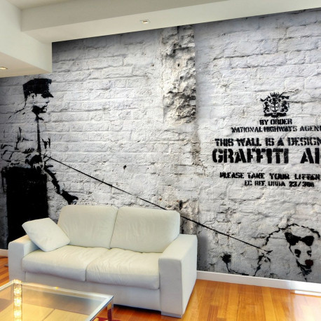Fototapeet - Banksy - Graffiti Area - 350x245
