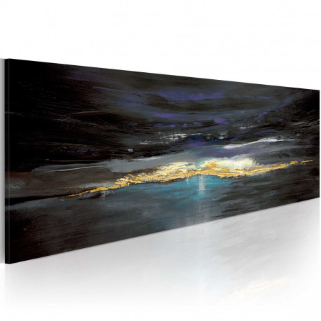 Käsitsi maalitud seinapilt - After a storm comes a calm - 100x40