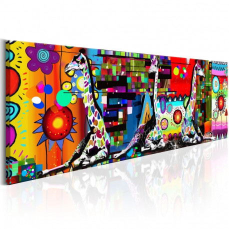 Seinapilt - Colourful Savannah - 120x40