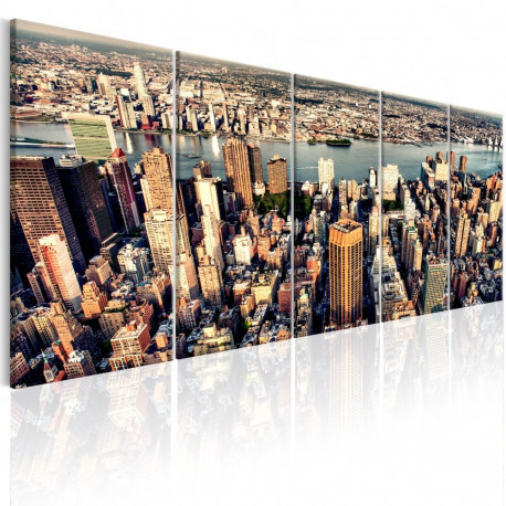 Seinapilt - Flight over New York - 200x80