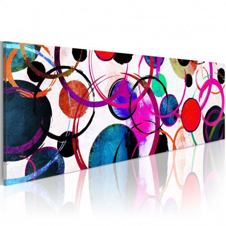 Seinapilt - Colourful Circle - 150x50