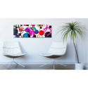 Seinapilt - Colourful Circle - 150x50