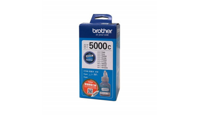 BROTHER BT5000C CYAN INK BOTTLE 5000 P