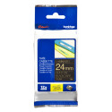 Brother laber printer tape TZE354 24 gold on black