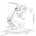 NEWSTAR FLAT SCREEN DESK MOUNT (STAND)  15-32" BLACK