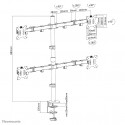 NEOMOUNTS BY NEWSTAR FLAT SCREEN DESK MOUNT (CLAMP/GROMMET)