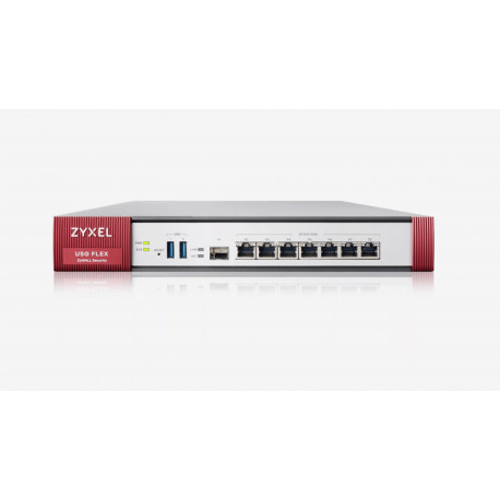 ZYXEL USG FLEX200, 10/100/1000, 2*WAN, 4*LAN/DMZ PORTS, 1*SFP, 2*USB (DEVICE ONLY)