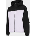 4f Women's sweatshirt H4Z22-BLD018 Light purp