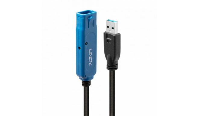 USB-кабель LINDY 43158 8 m Синий Чёрный