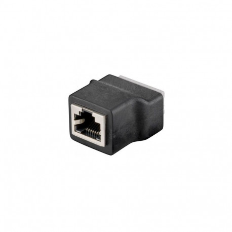 Terminal Block 8-pin > RJ45 female (8P8C) push-down clamping assembly
