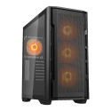 COUGAR | Uniface RGB Black | PC Case | Mid Tower / Mesh Front Panel / 4 x 120mm ARGB Fans / TG Left 