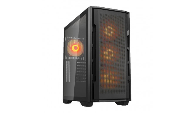 COUGAR UNIFACE RGB PC Case, Mid Tower, Black