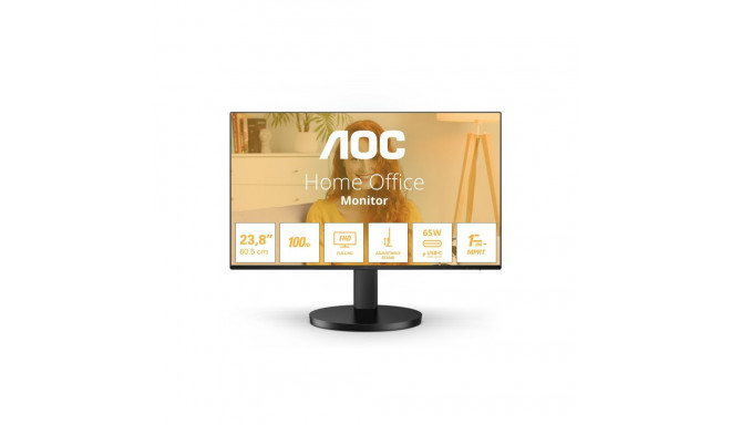 AOC 27B3CF2 27-tolli 1920x1080 100Hz IPS Flat H/A 110mm 65W AdaptiveSync USB HUB KÕLARID Madal Sinin