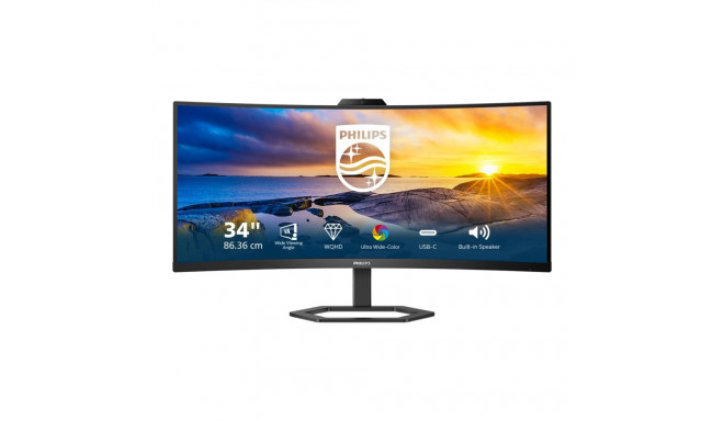 PHILIPS 34E1C5600HE/00 34-tolline 3440x1440 VA kumer ultralai USB-C ekraan