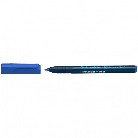 Marker permanentne Schneider 240 kooniline 1-2mm sinine