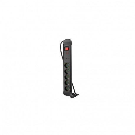 SURGE PROTECTOR LANBERG SP1 3M 5X SCHUKO OUTLETS BLACK