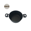 CASSEROLE 24 W/LID BLACK STONE INDUCTION