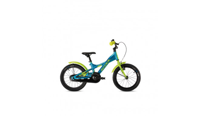 Laste jalgratas S´COOL XXlite 16" (2024) sinine/roheline