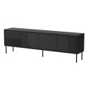 RTV cabinet ABI 4D 200x38x62 black matt