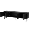 RTV cabinet ABI 4D 200x38x62 black matt