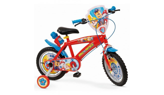 Children's Bike 14" Paw Patrol Red 1478 Boy NEW TOIMSA