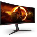 "86cm/34'' (3440x1440) AOC CU34G2X/BK Gaming 21:9 1ms 144Hz 2xHDMI DisplayPort VESA WQHD Black"