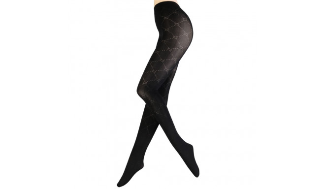 SOKISAHTEL SAMIRA musta värvi mustriga sukkpüksid 455, 442