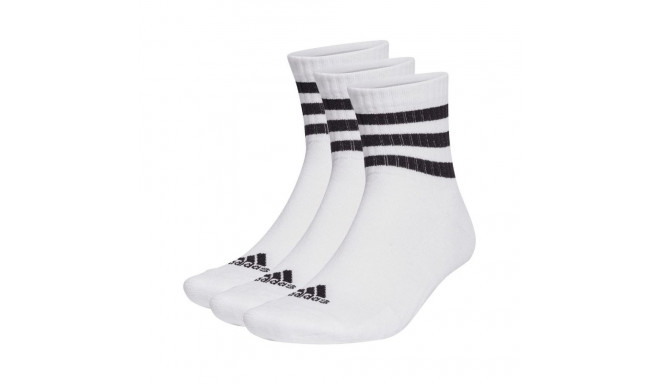 Adidas 3-Stripes Cushioned Sportswear Mid-Cut Socks 3P HT3456 (34-36)