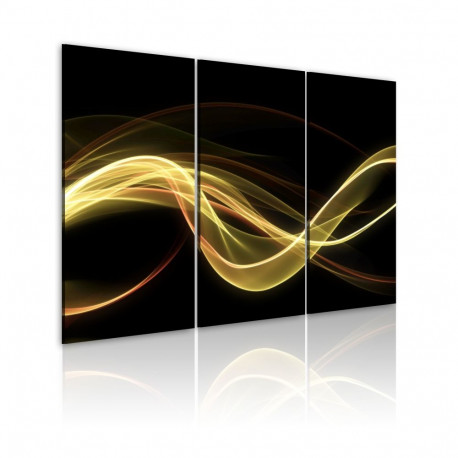 Seinapilt - A bright smoke on a black background - 120x80