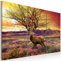 Seinapilt - Fancy antler - triptych - 90x60