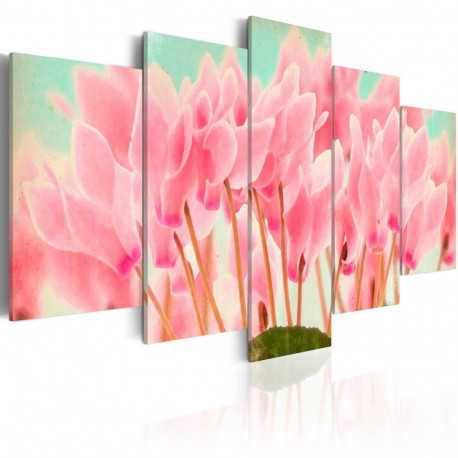 Seinapilt - Cyclamen - 100x50