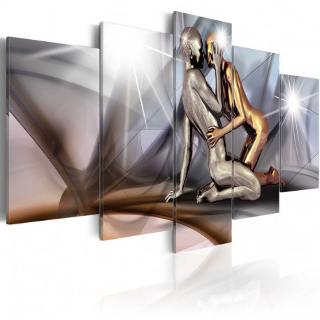 Seinapilt - Gold couple - 200x100