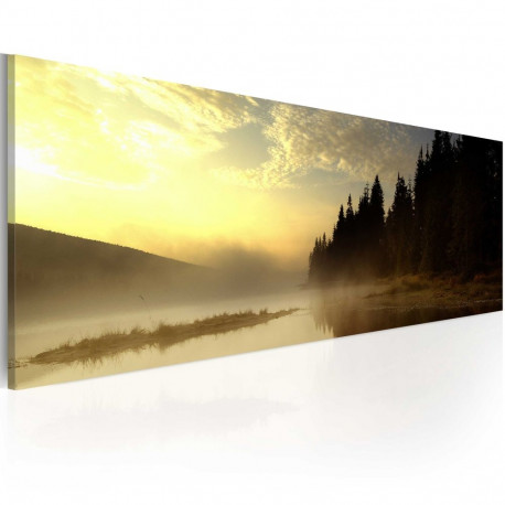 Seinapilt - Fog Over A Lake - 120x40