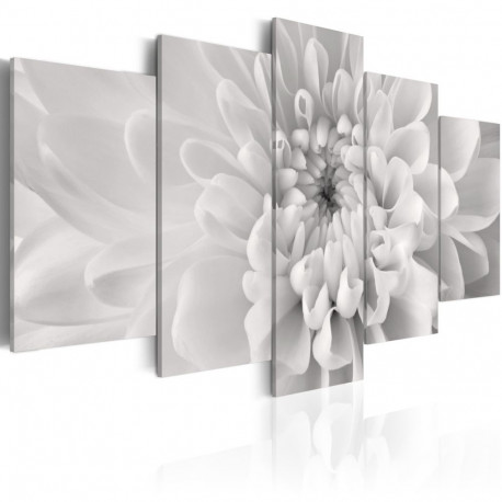Seinapilt - Dahlia flower in grey shades - 200x100
