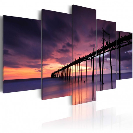 Seinapilt - Coast before the dusk - 100x50