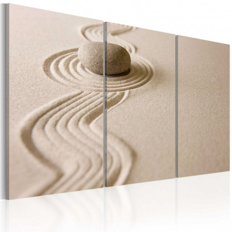 Seinapilt - A stone in a desert - 90x60