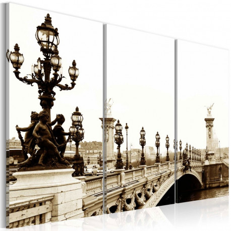 Seinapilt - A romantic walk in Paris - 120x80