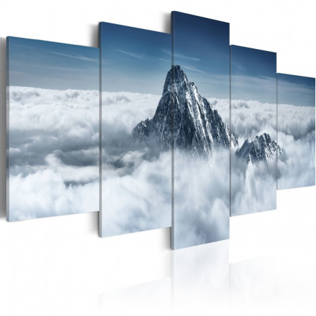 Seinapilt - A peak rising above the clouds - 100x50