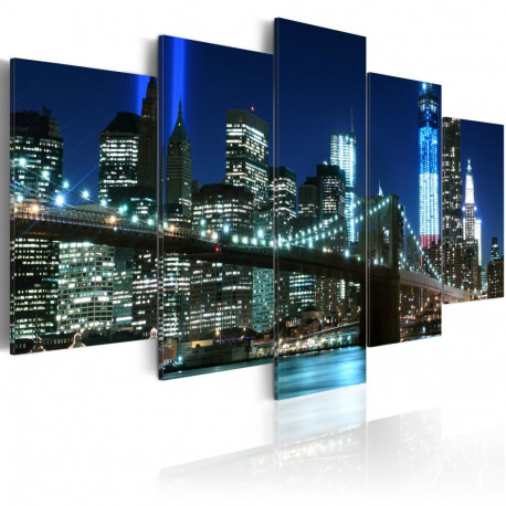 Seinapilt - Blue NYC - 100x50
