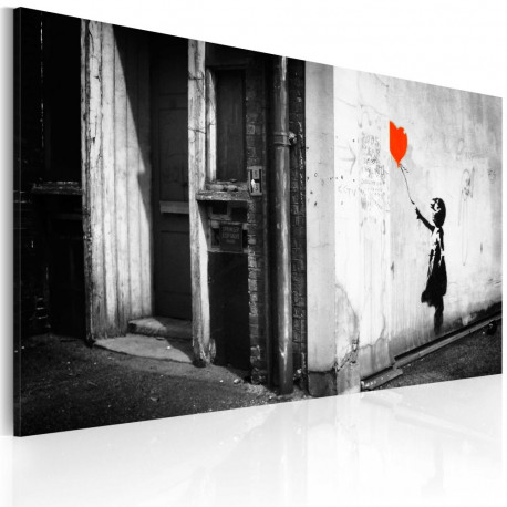Seinapilt - Girl with balloon (Banksy) - 60x40