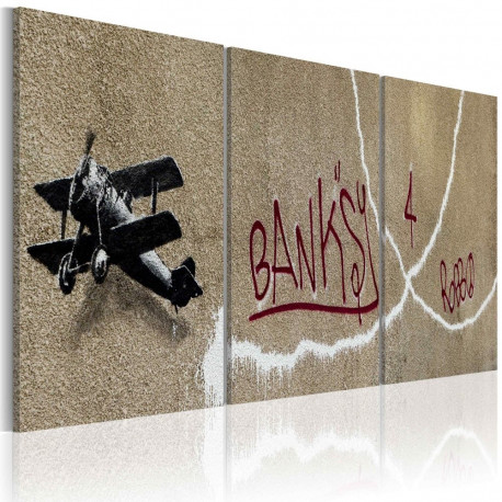 Seinapilt - Airplane (Bansky) - 120x60