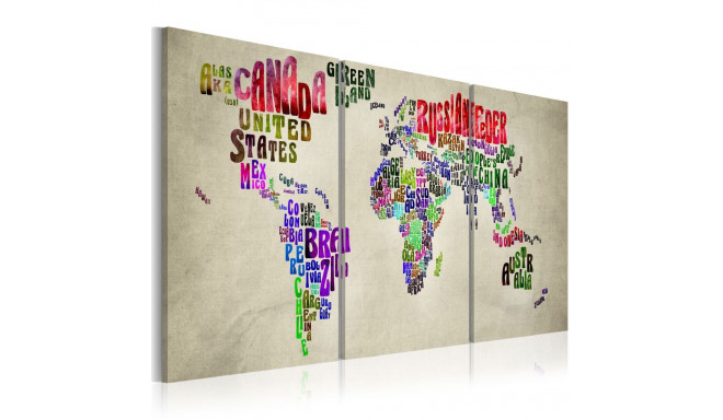 Seinapilt - Geography lesson - 60x30